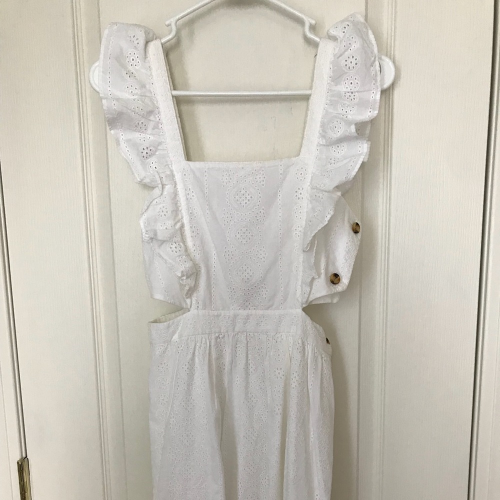 NWT Madewell White Cut-out Eyelet Spring Dress